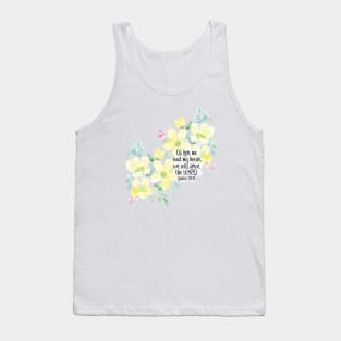 As for me and my house we will serve the Lord Tank Top